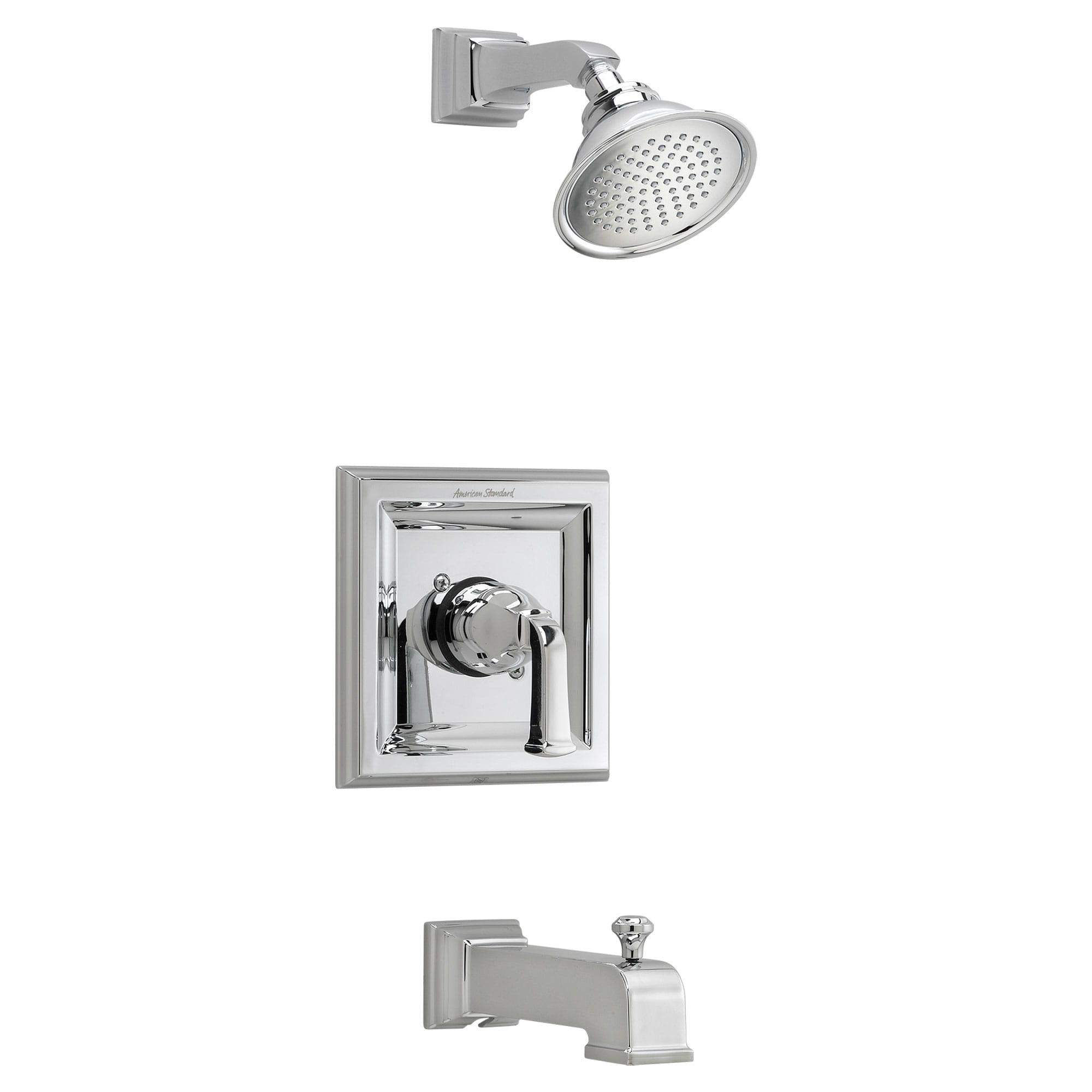 Town Square 2.5 GPM Tub and Shower Trim Kit with Rain Showerhead and Lever Handle